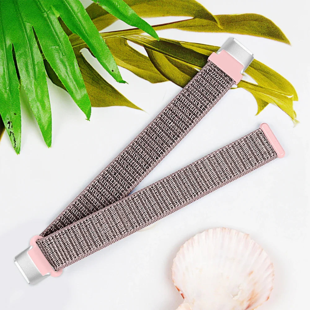 Fitbit Luxe Nylonarmband – Elastisches, bequemes, stilvolles Armband