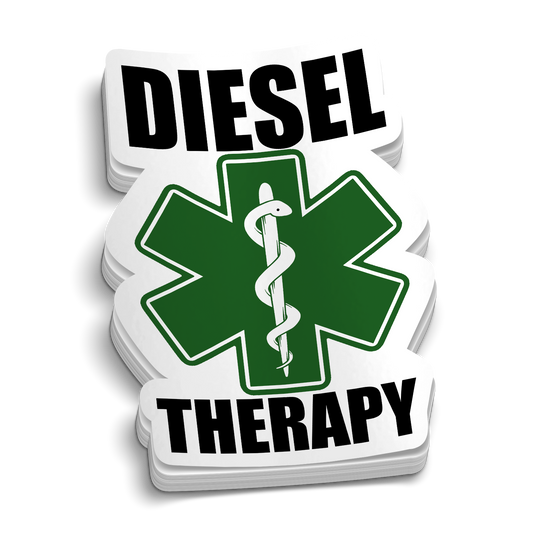 Autocollant "thérapie diesel"