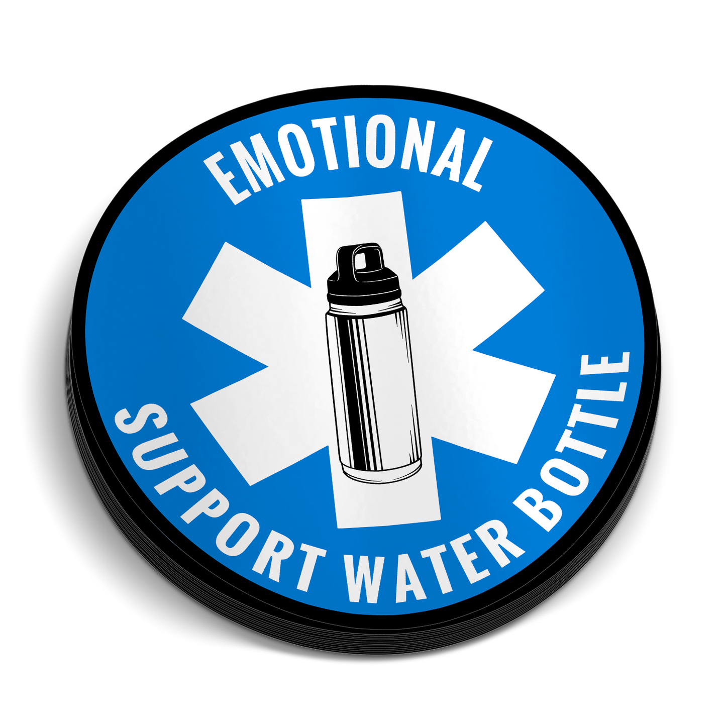 Autocollant pour bouteille d'eau de soutien émotionnel