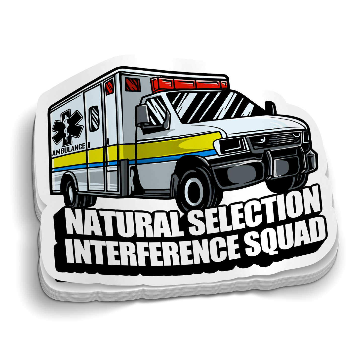Autocollant de l'équipe d'intervention sur la sélection naturelle