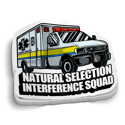 Autocollant de l'équipe d'intervention sur la sélection naturelle