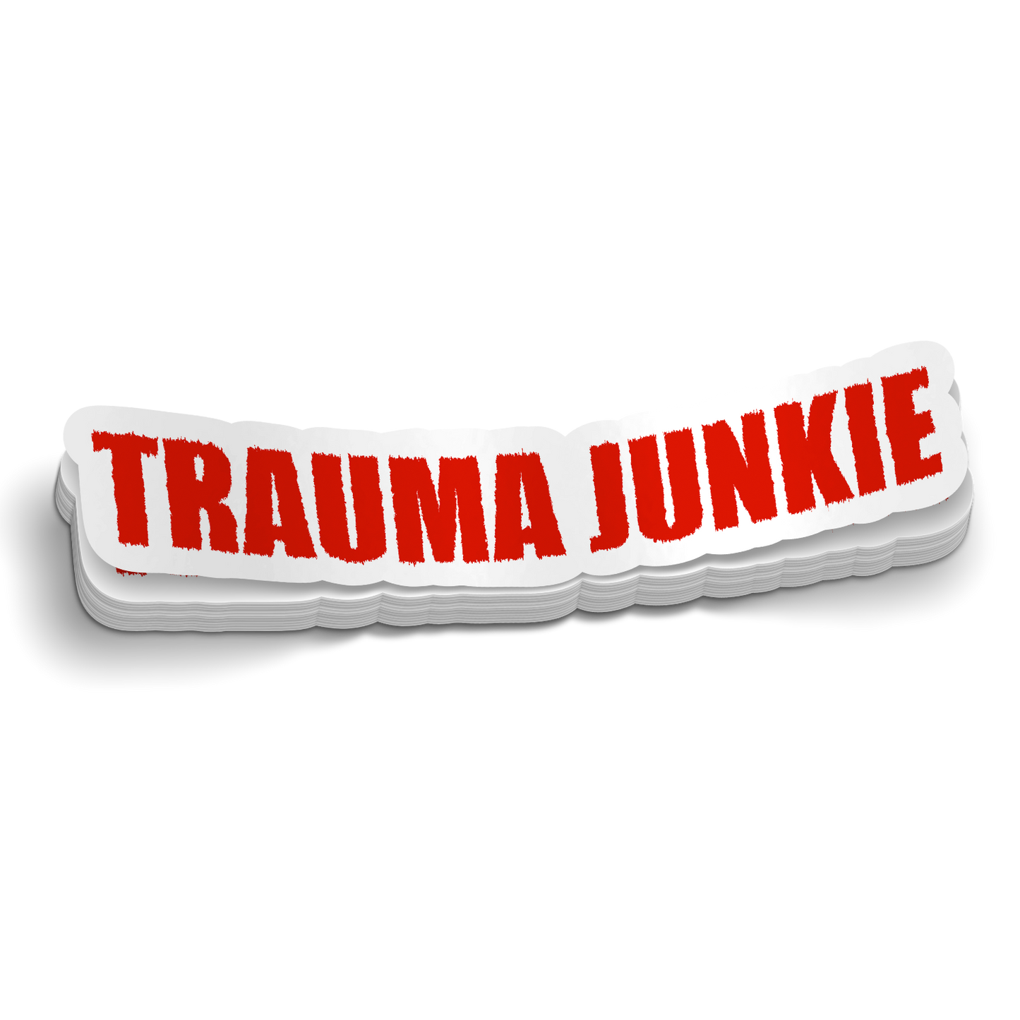 Trauma-Junkie-Aufkleber