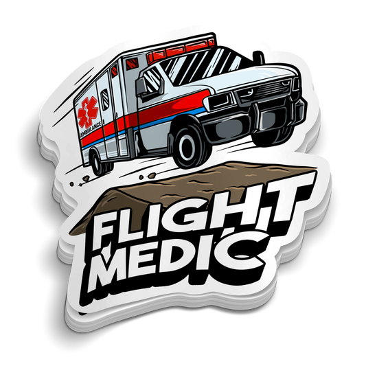 Flugsanitäter-Aufkleber
