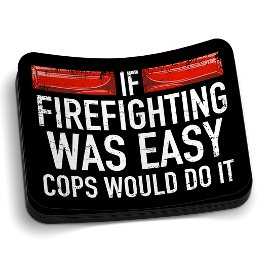 Wenn Feuerlöschen Einfach Wäre Aufkleber