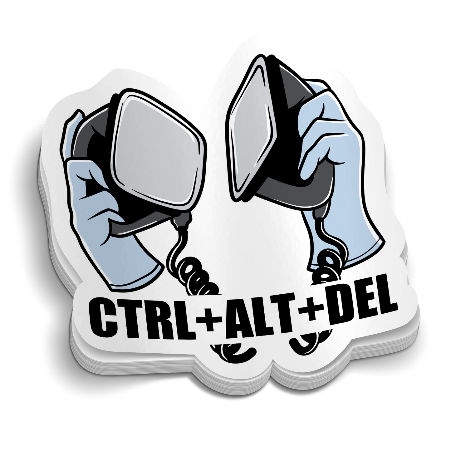 Autocollant Ctrl-Alt-Suppr