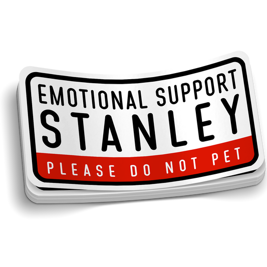 Emotional Support Stanley Aufkleber