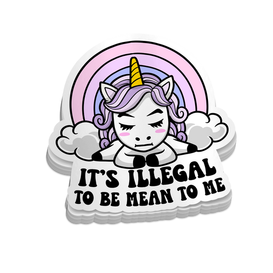 Das ist illegal – lustige Trinkbecher-Sticker