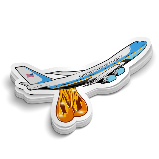 Air Force One - Autocollants drôles pour gobelets
