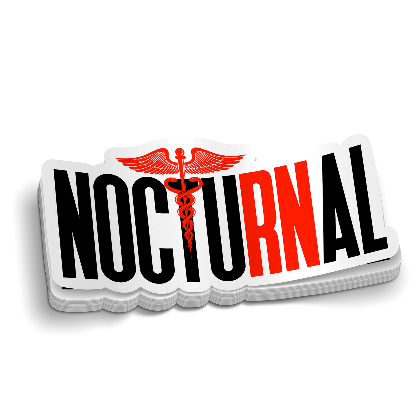 NoctuRNal Krankenschwestern-Sticker