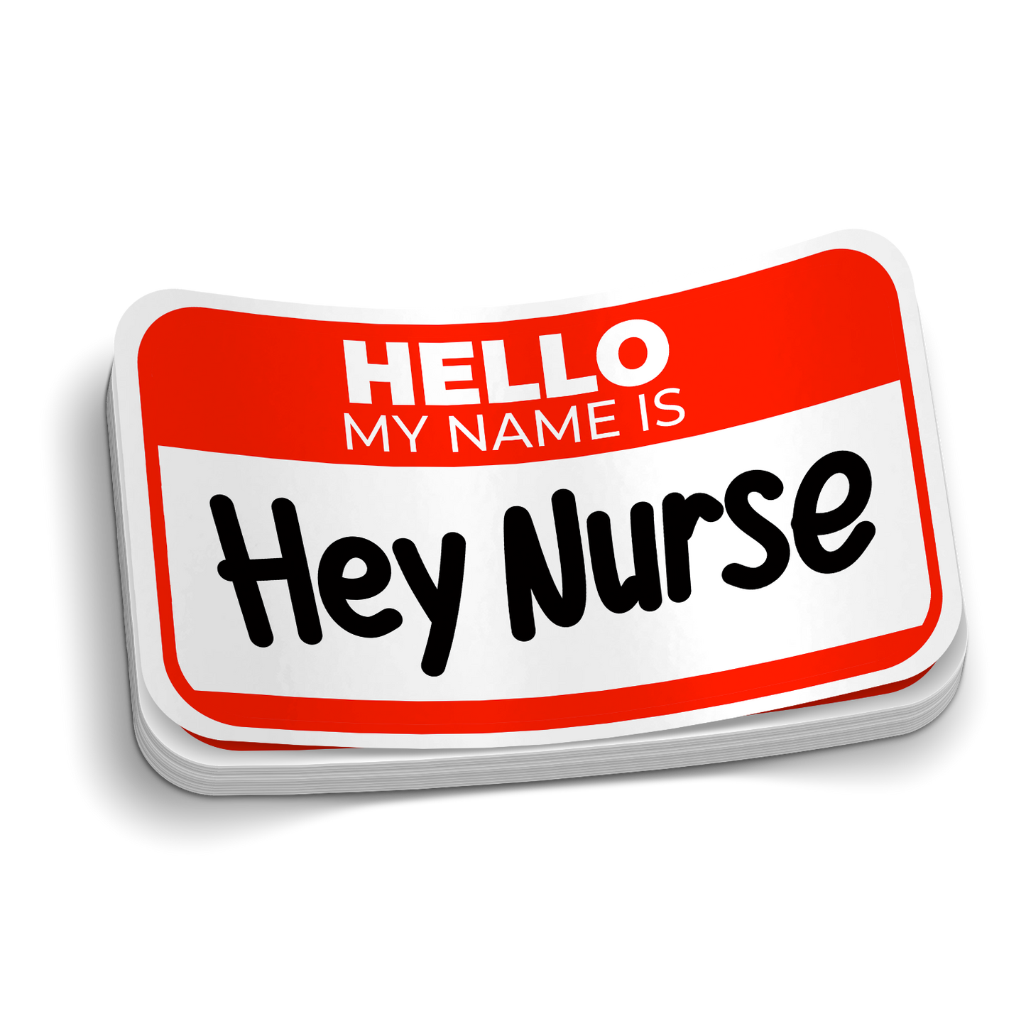 Bonjour, mon nom est Hey Nurse! Autocollant médical