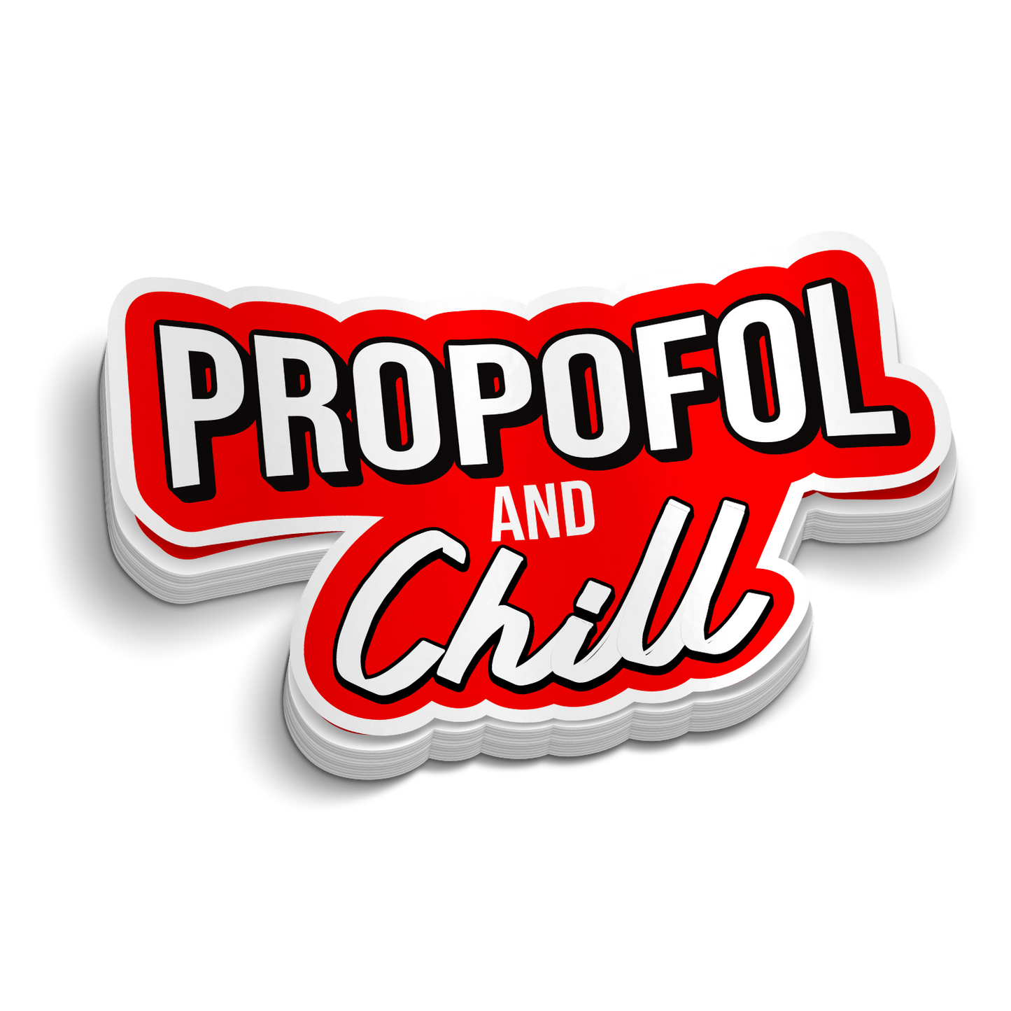 Autocollant médical Propofol et détente