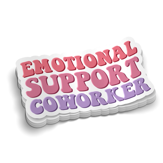 Emotionale Unterstützung Kollege – Lustige Aufkleber