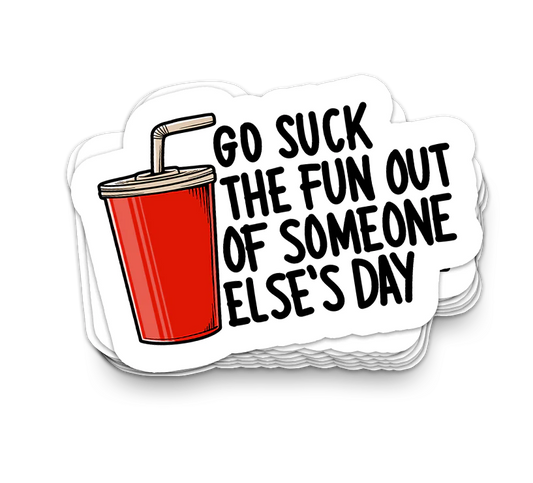 Miesepeter – Lustige Becher-Sticker