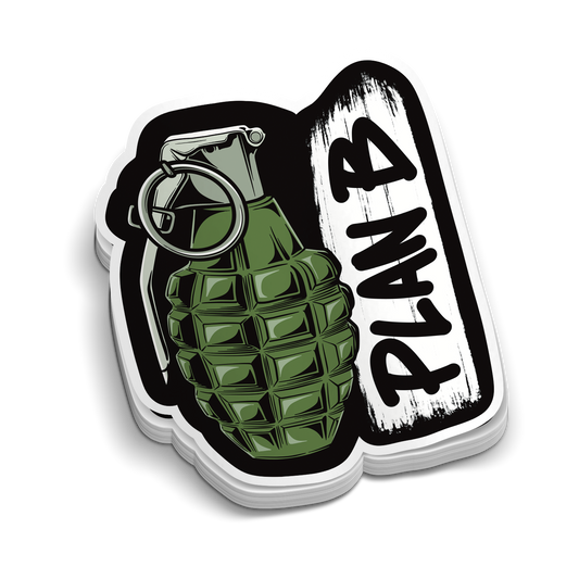 Grenade de rechange | Autocollants militaires humoristiques | Parfait pour les gobelets
