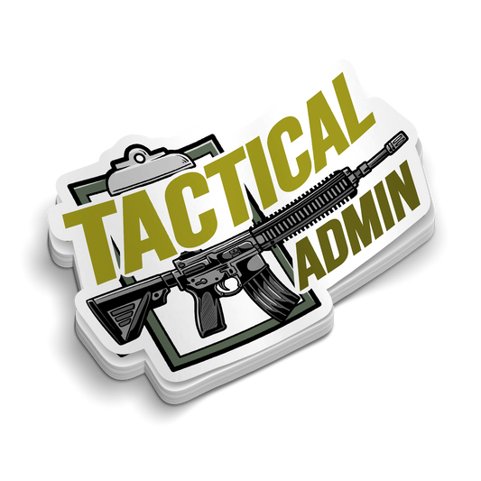 Taktischer Administrator | Lustige Militär-Aufkleber