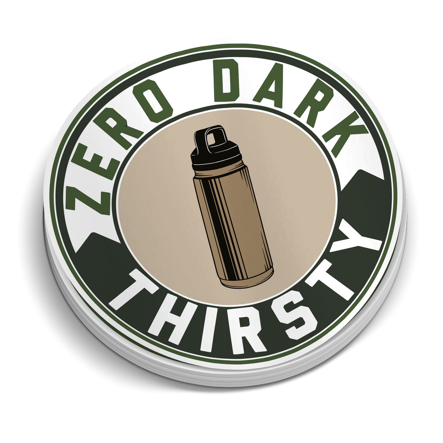 Zero Dark Thirsty | Lustige Militär-Aufkleber
