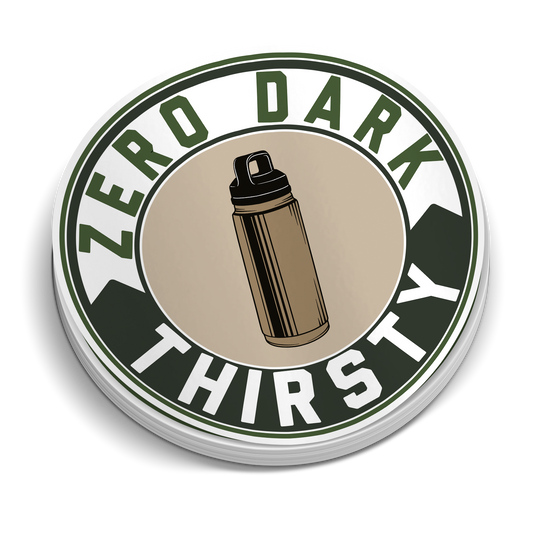 Zero Dark Thirsty | Lustige Militär-Aufkleber