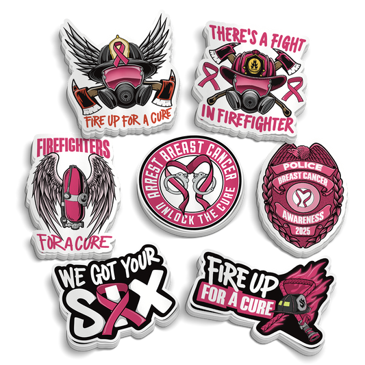 Brustkrebs-Aufklärungs-Stickerpaket