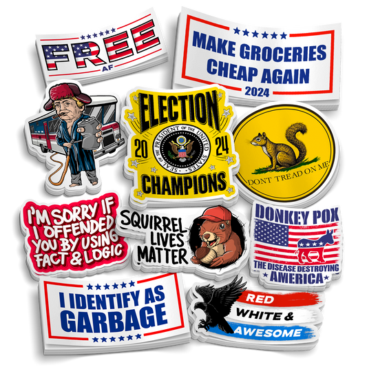 Le Patriot Pack – Pack d'autocollants drôles