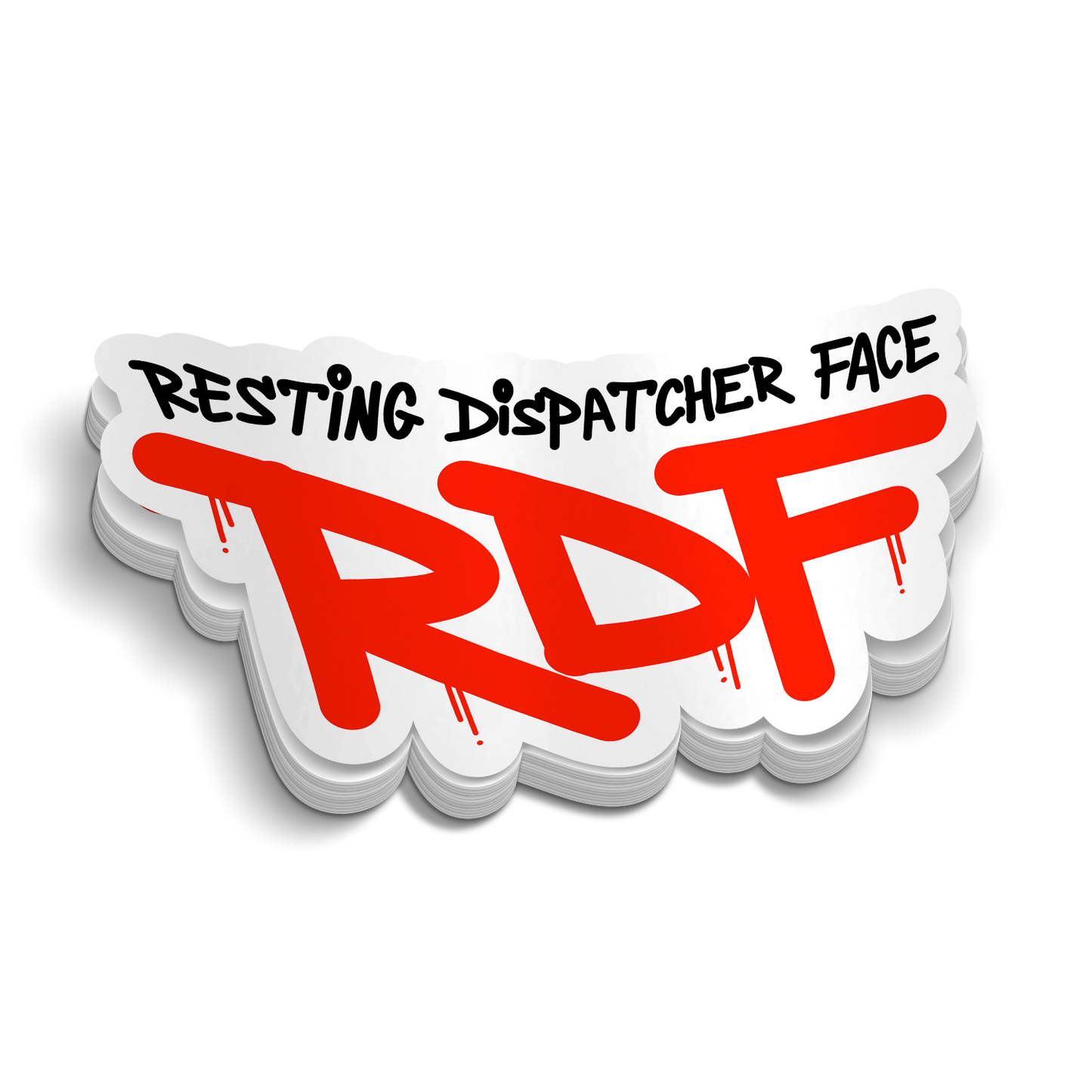 RDF-Aufkleber (Resting Dispatcher Face)
