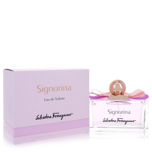 Signorina von Salvatore Ferragamo Eau de Toilette Spray 100 ml für Damen