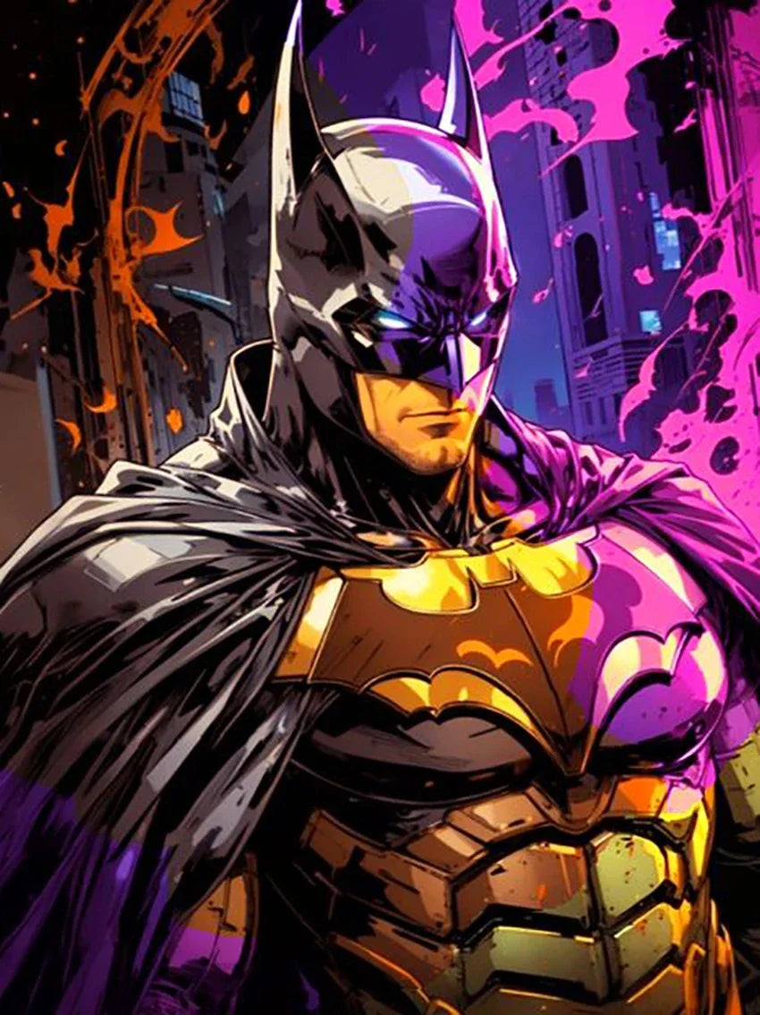 Comics Batman DC Diamond Painting New Pixel 5D Wall Posters