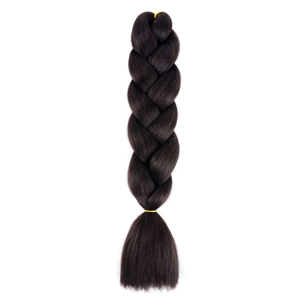 AZQUEEN 24 Inch Jumbo Braids Extensions Synthetic Braiding Hair Afro Ombre Color kanekalon Hair for Children Braid