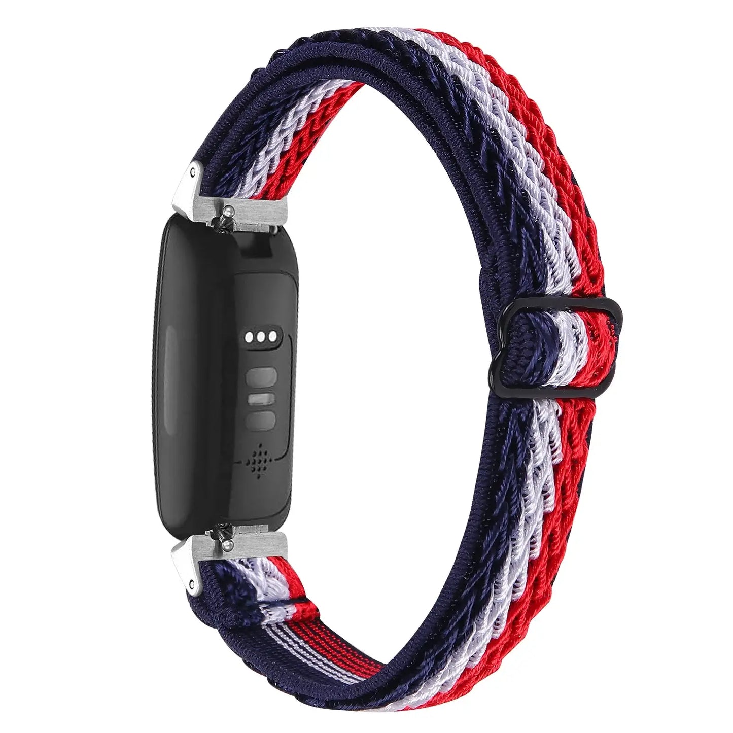 Bracelet en nylon pour Fitbit Inspire 3, 2, 1, HR - Sangle extensible et résistante