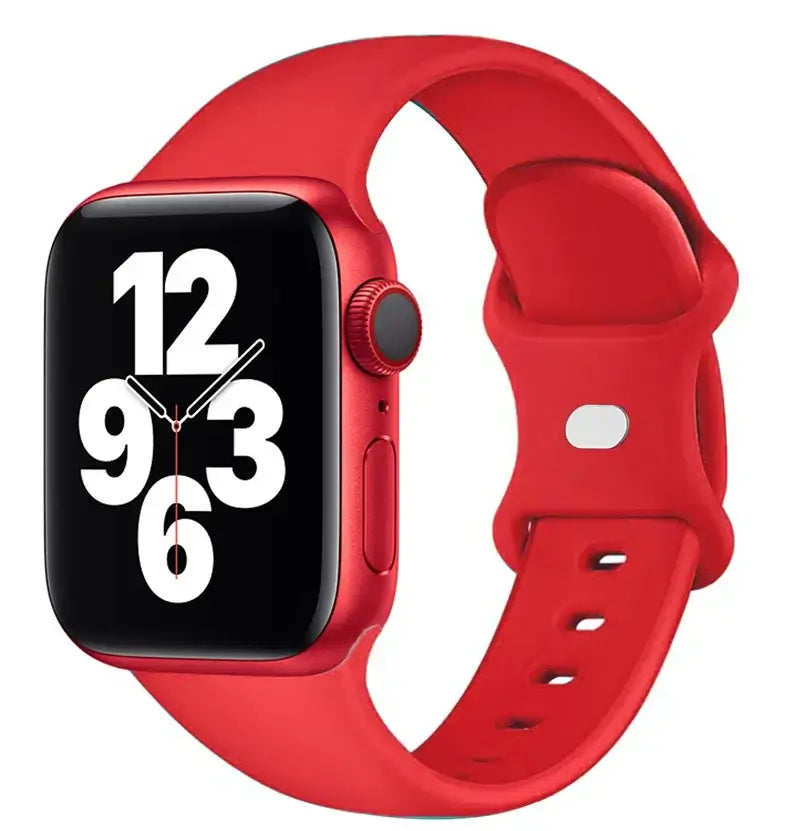 Apple Watch Silikonarmband - Weiches wasserdichtes flexibles Armband