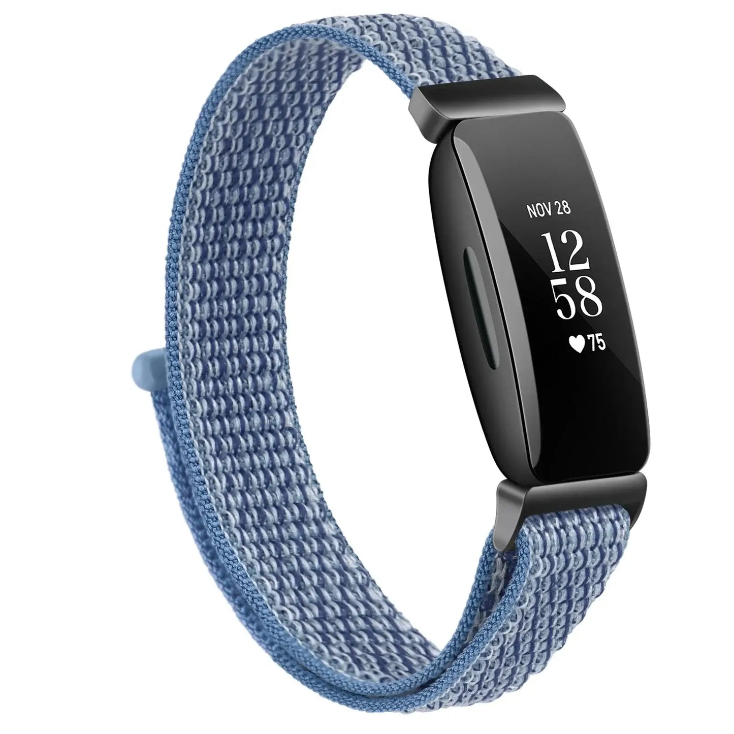 Fitbit Inspire 2, 1, HR Nylon Klettband – Vielseitiges Armband