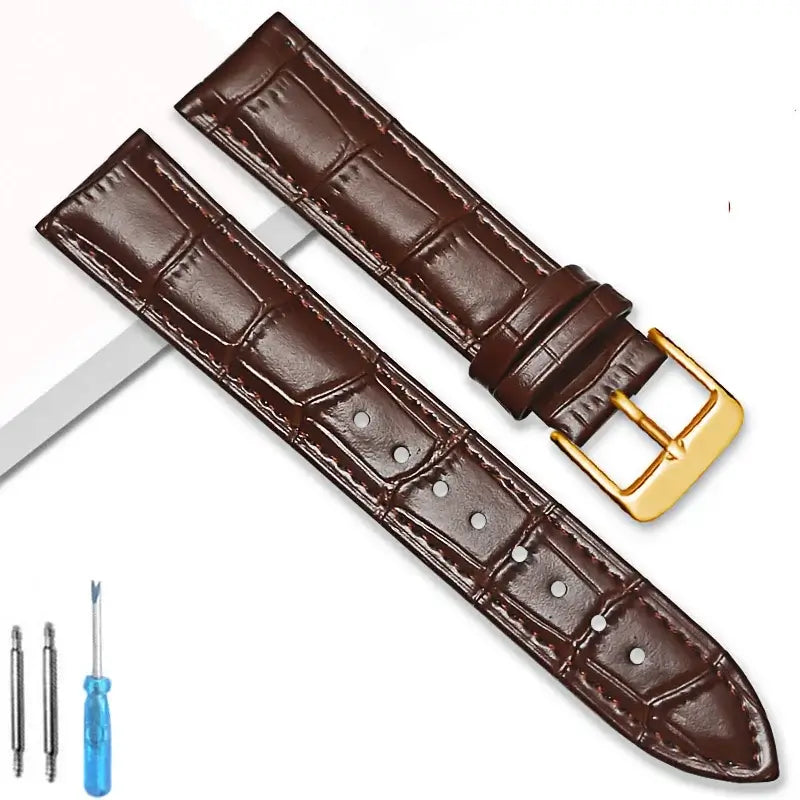 Bracelet en Cuir Véritable Ticwatch - Confortable et Élégant