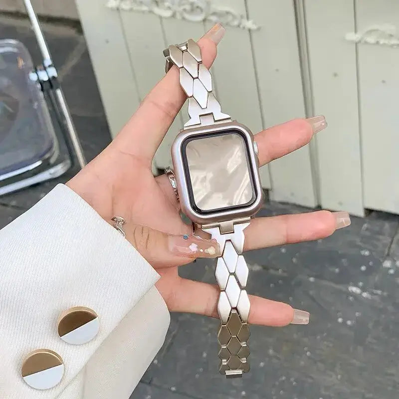 Apple Watch Edelstahlarmband - Elegantes Luxusarmband