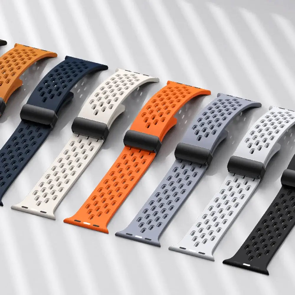 Apple Watch Silikonarmband – Atmungsaktives, bequemes Armband