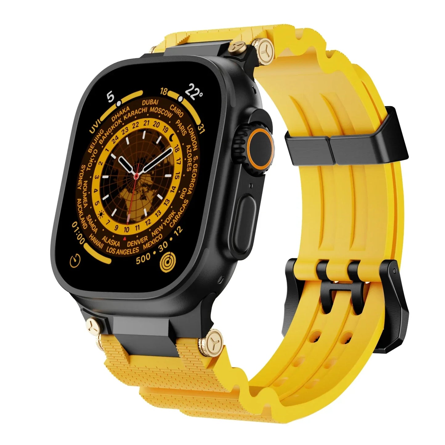 Bracelet de sport en silicone pour Apple Watch - Bracelet en caoutchouc étanche