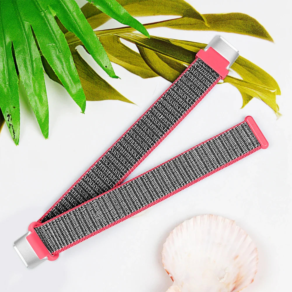 Fitbit Luxe Nylonarmband – Elastisches, bequemes, stilvolles Armband