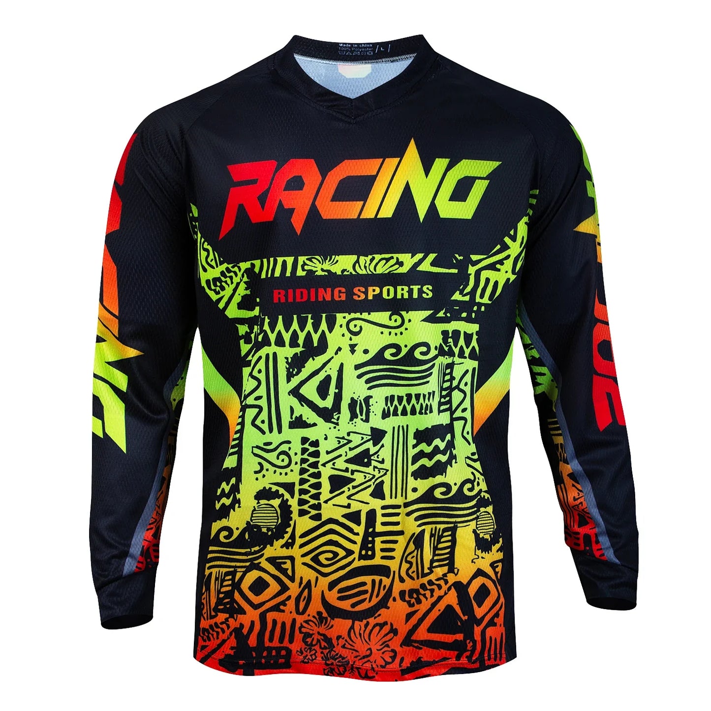 Pro Long Sleeve Motocross Shirt Mountain Bike Downhill Jersey Cross Country Bike Racing Shirt Quick Dry Mountain Bike T-Shirt
