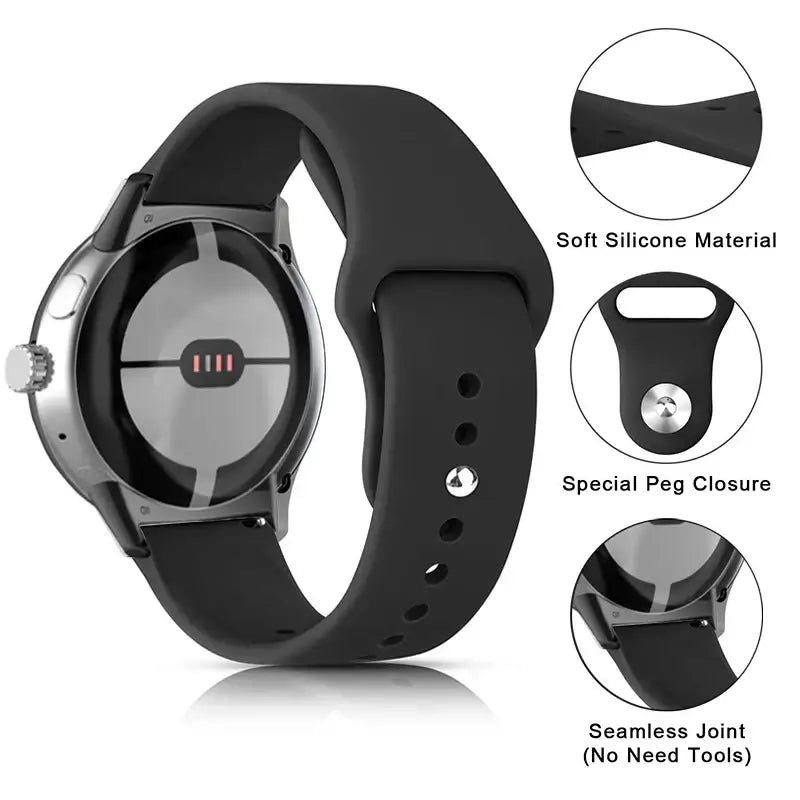 Google Pixel Silikonarmband – Strapazierfähig, bequem, elegant