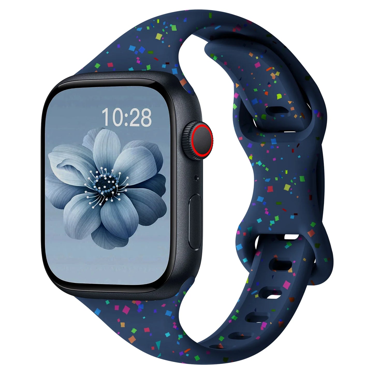 Bracelet en silicone pour Apple Watch - Design souple et flexible - Coloré