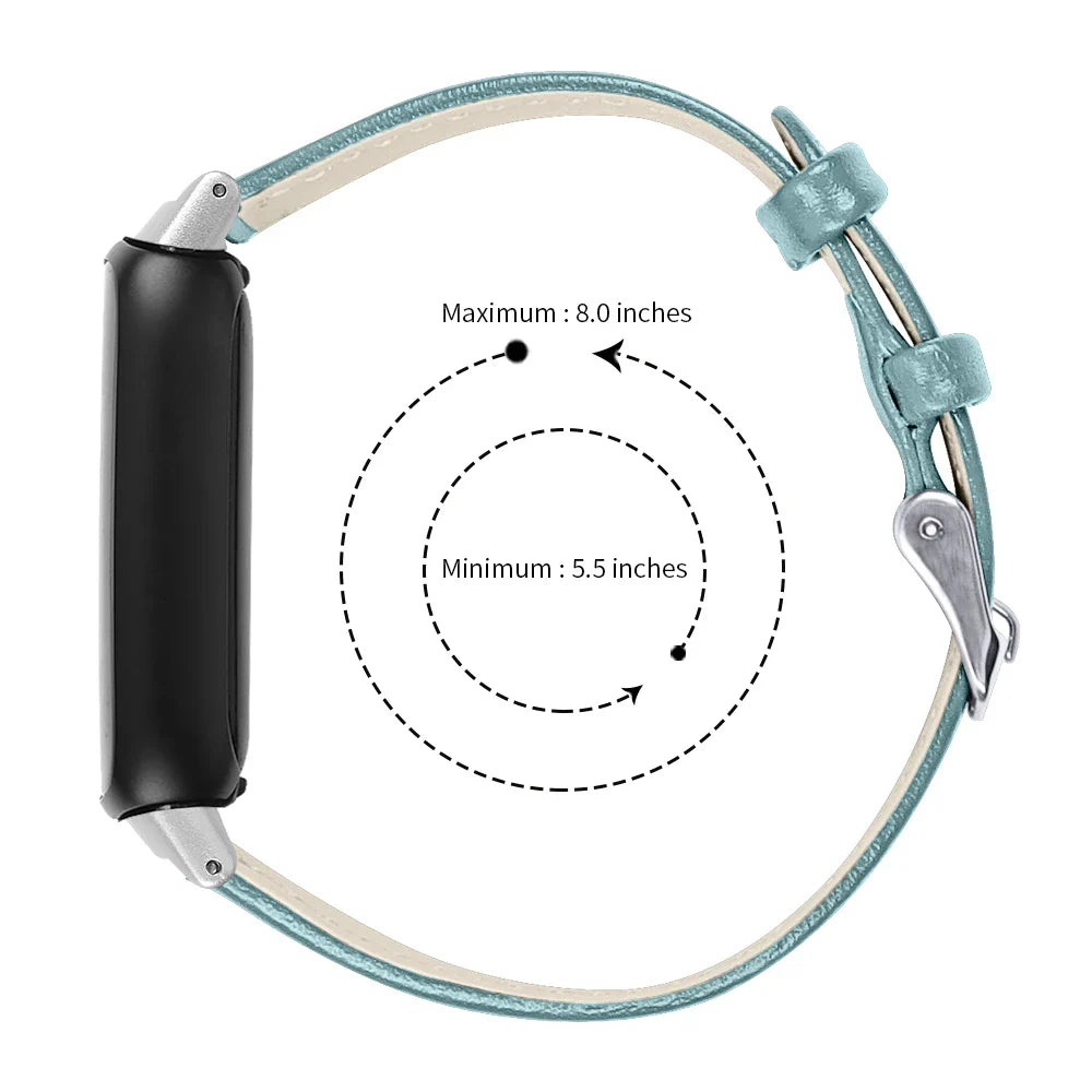 Fitbit Inspire 3 Lederarmband – Stilvolles und atmungsaktives Armband