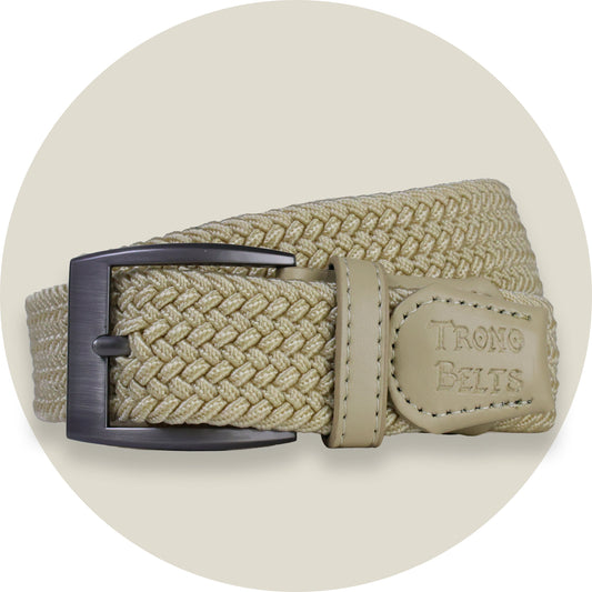 Ceinture élastique premium Sandy Tan