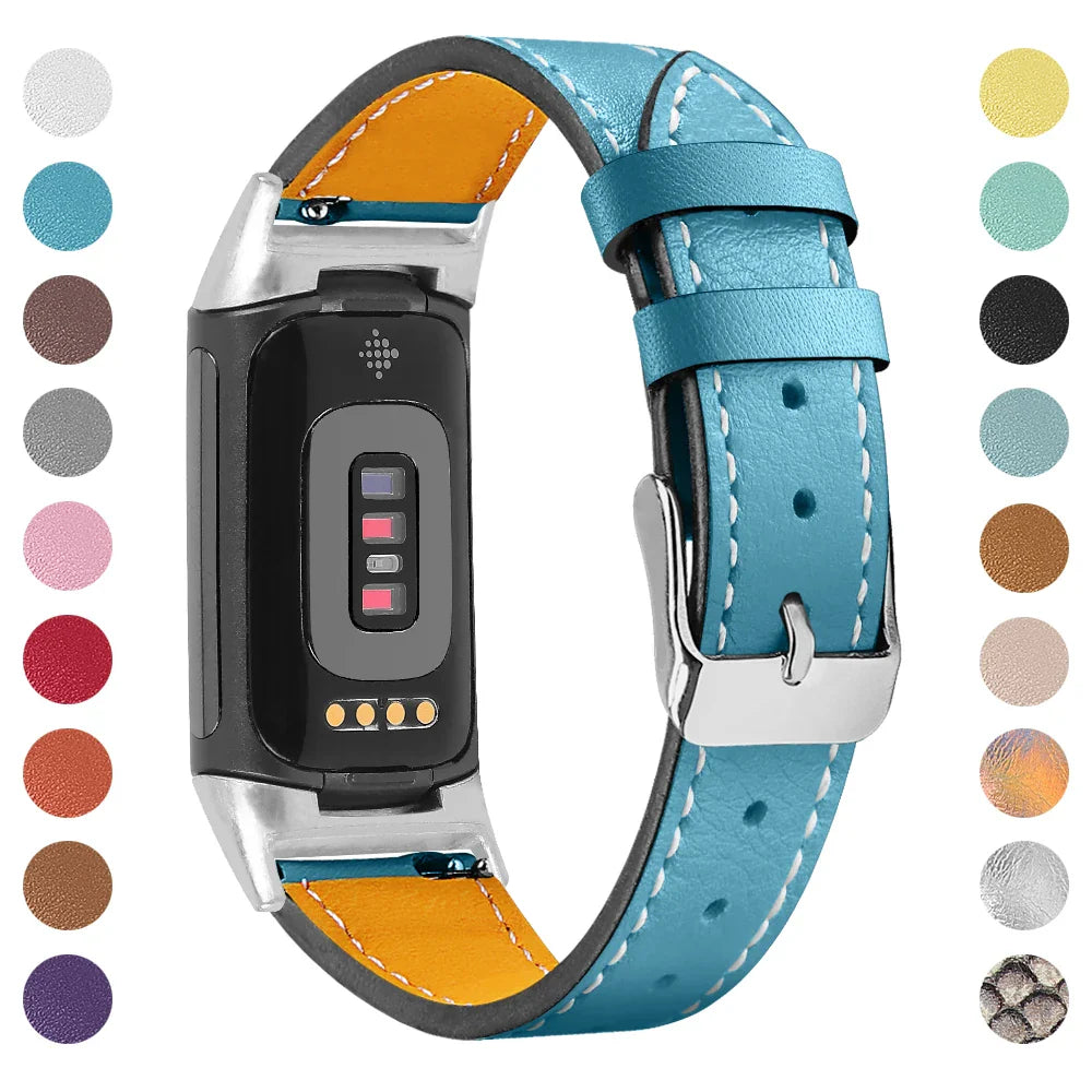 Fitbit Charge 5 6 Lederarmband – Stilvoll und bequem