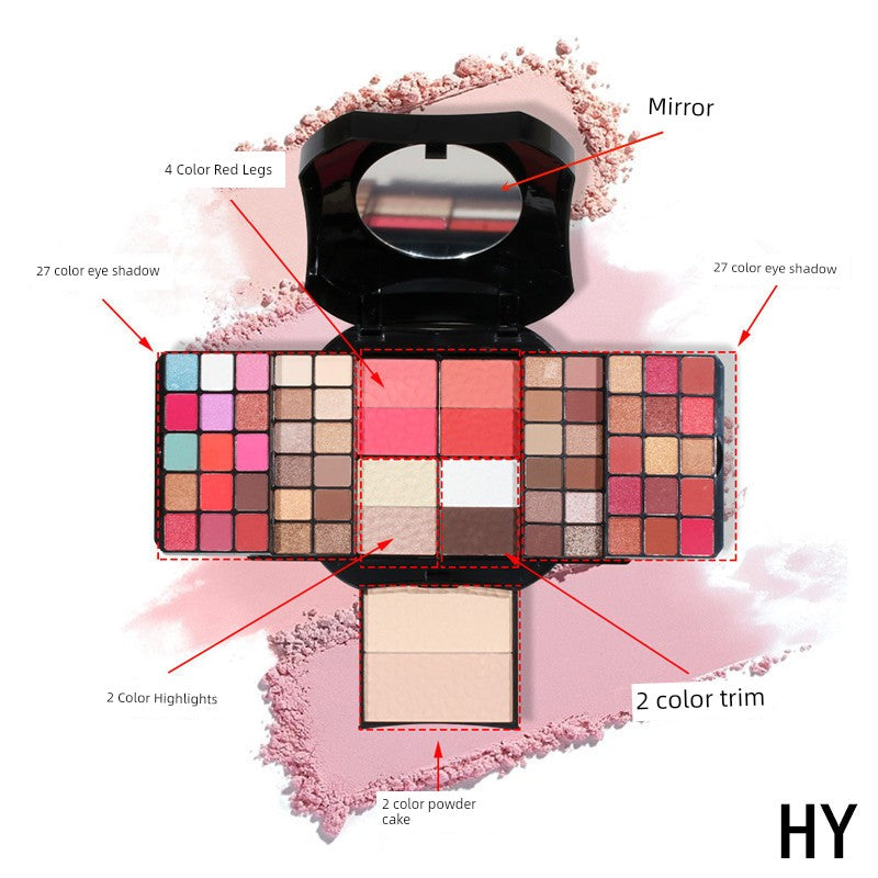 190-Color Matte Makeup Palette Gift Set – Eyeshadow, Blush & More in Stunning Collector Cases