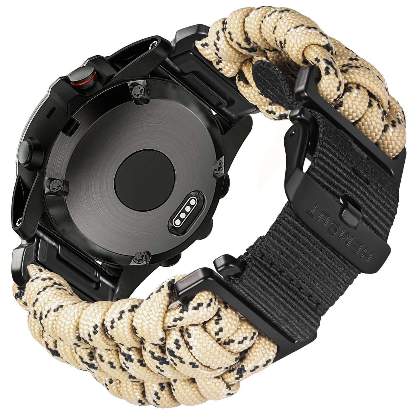 Bracelet de montre Garmin en paracorde - Conception sport durable