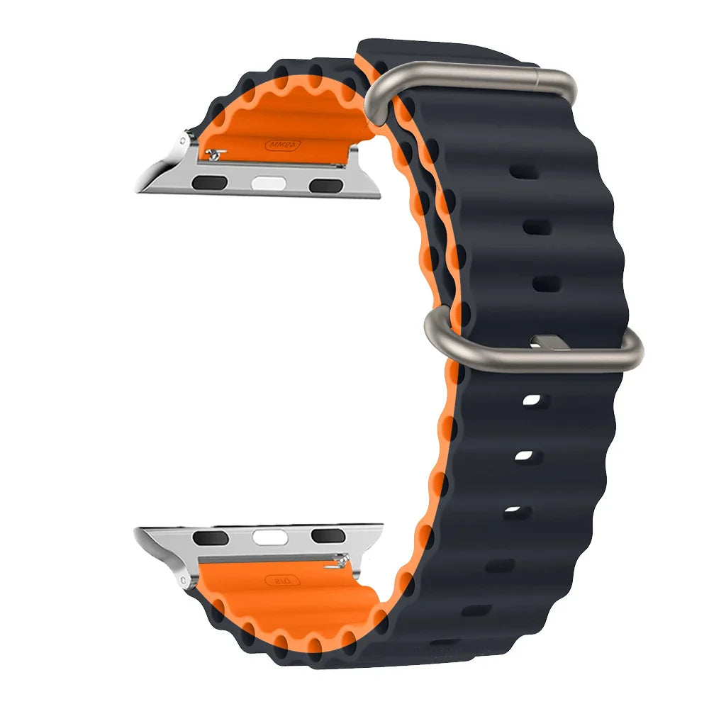 Apple Watch Silicone Strap - Soft Waterproof and Breathable