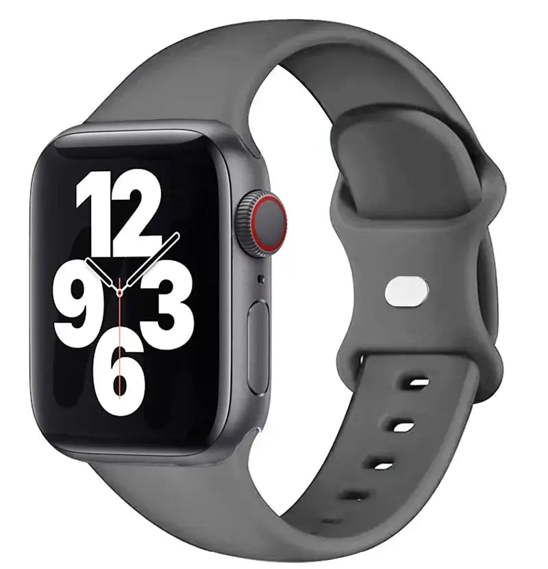 Apple Watch Silikonarmband - Weiches wasserdichtes flexibles Armband
