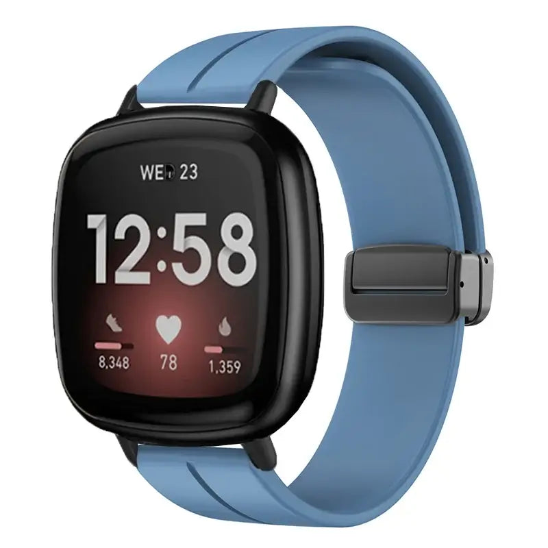 Fitbit Versa & Sense Silikonarmband mit Magnetverschluss