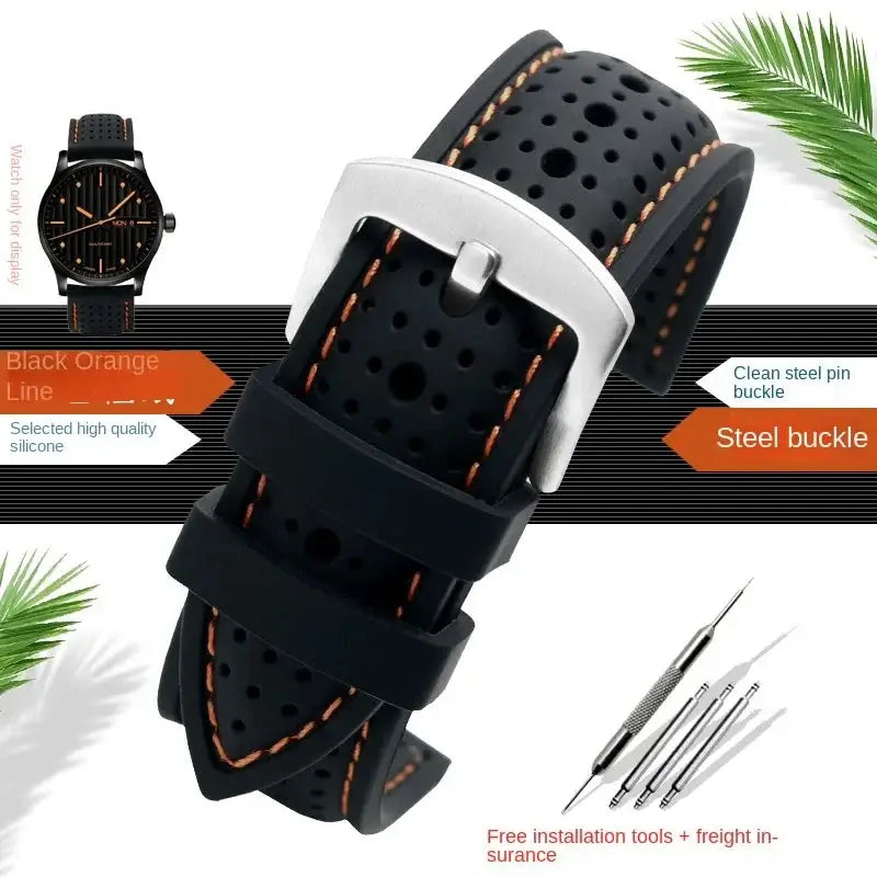 Bracelet en silicone pour Samsung Galaxy Watch - Respirant et élégant