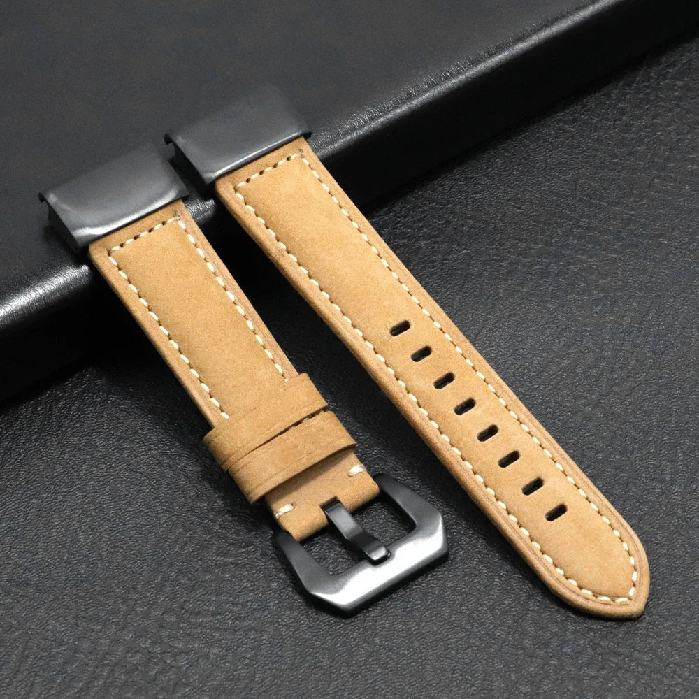 Bracelet en cuir véritable Garmin – Élégant et durable