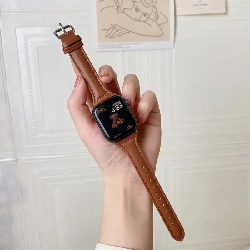 Apple Watch Lederarmband - Premium Qualität, stilvolles Design