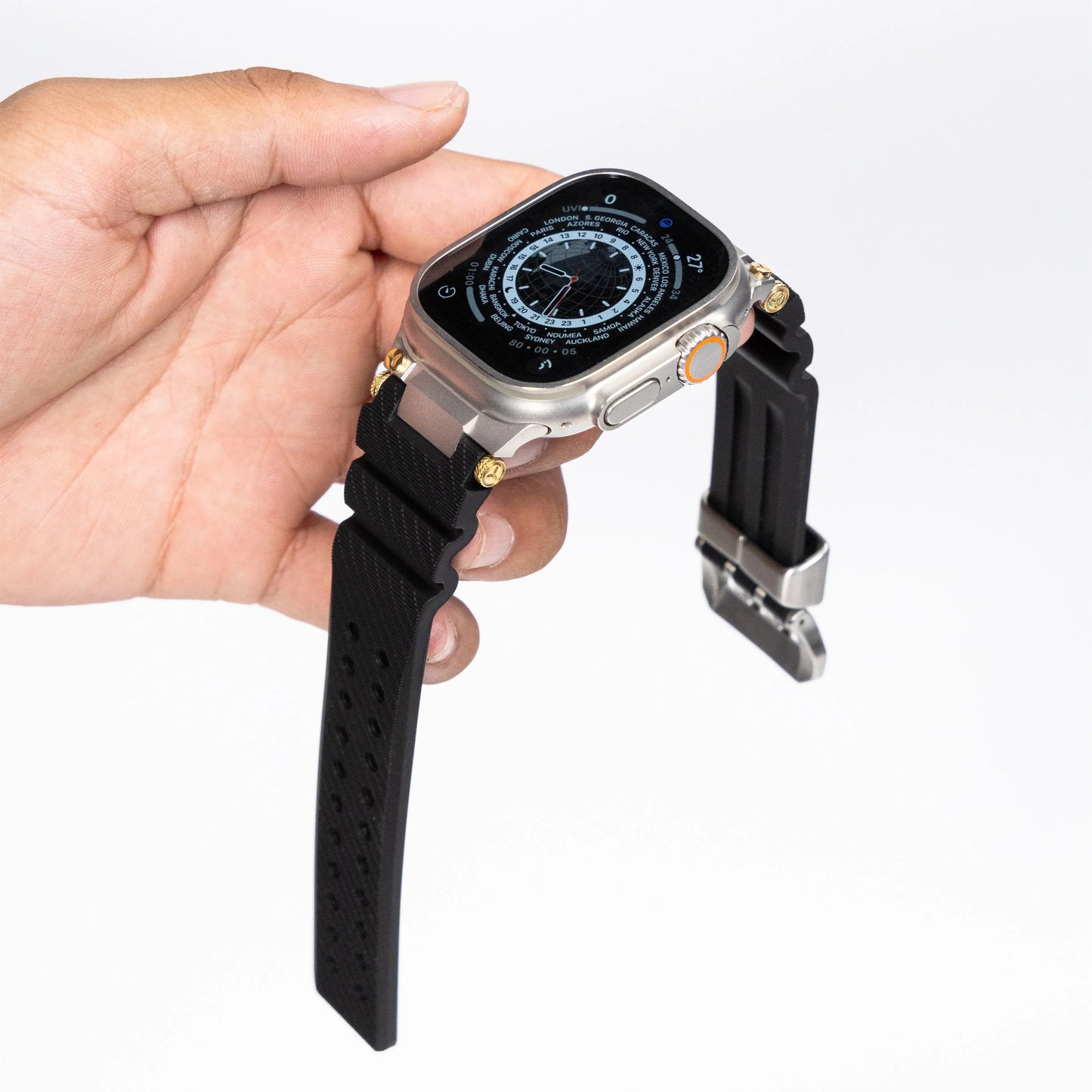 Bracelet de sport en silicone pour Apple Watch - Bracelet en caoutchouc étanche